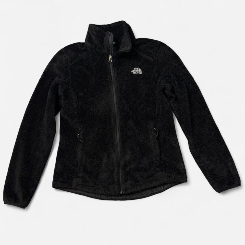 Women's The North Face black fleece jacket‎ Size S 0239